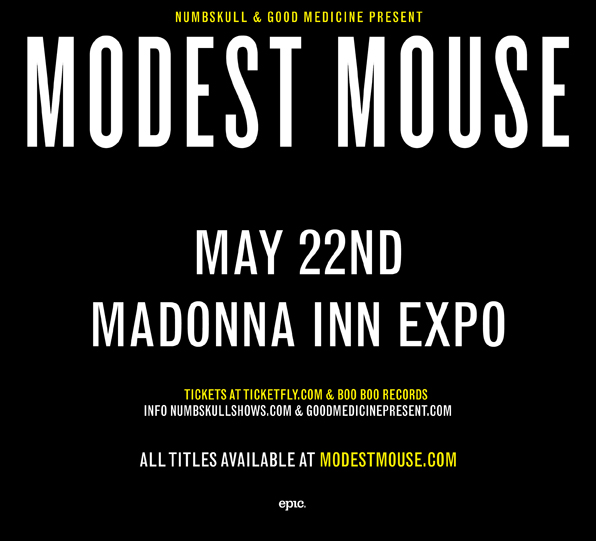 Modest Mouse 5-18 madonna flyer web